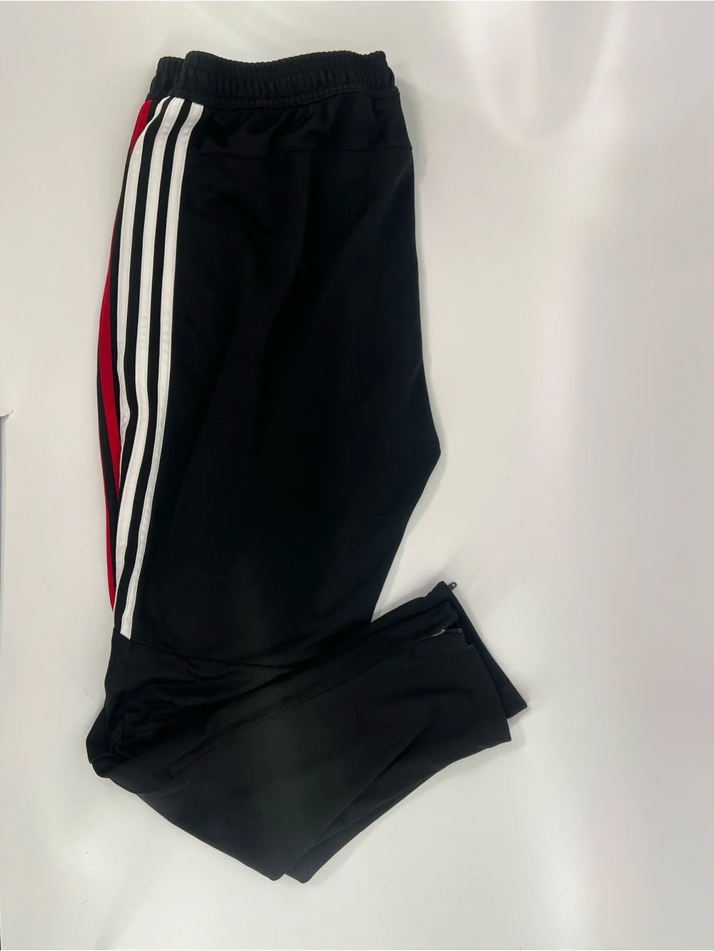 Kith x Adidas Soccer Cobras Black Athletic Track Pants Large 3 Stripe Drawstring